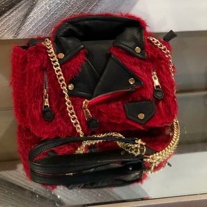 Red Cross Body Purse